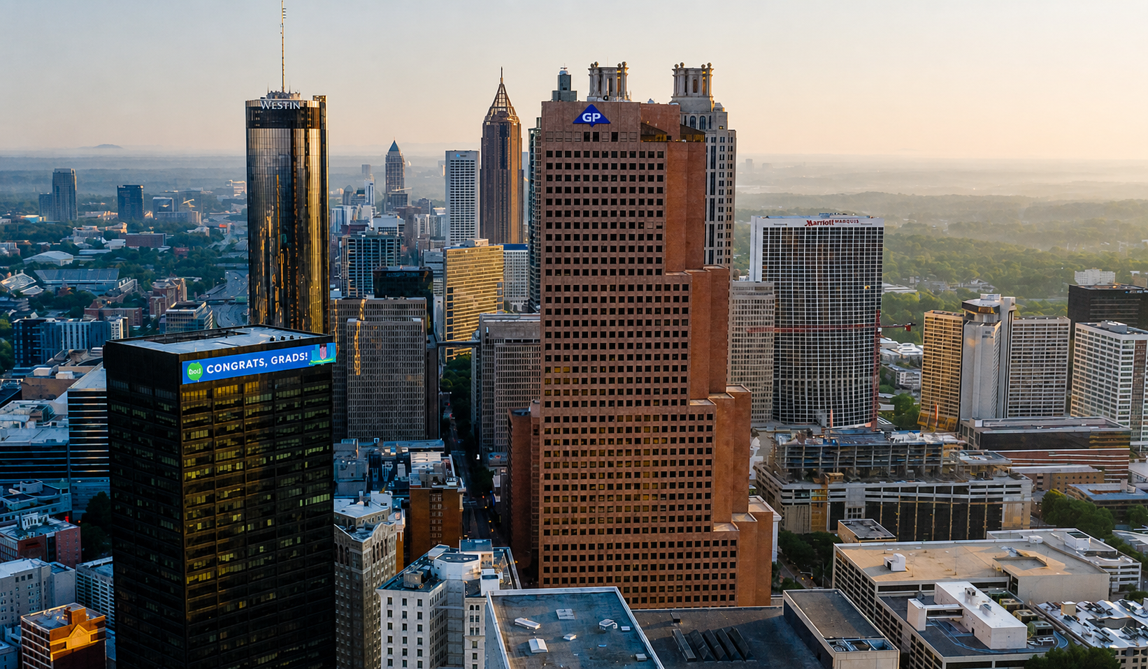 Georgia-Pacific Building in the Atlanta skyline
